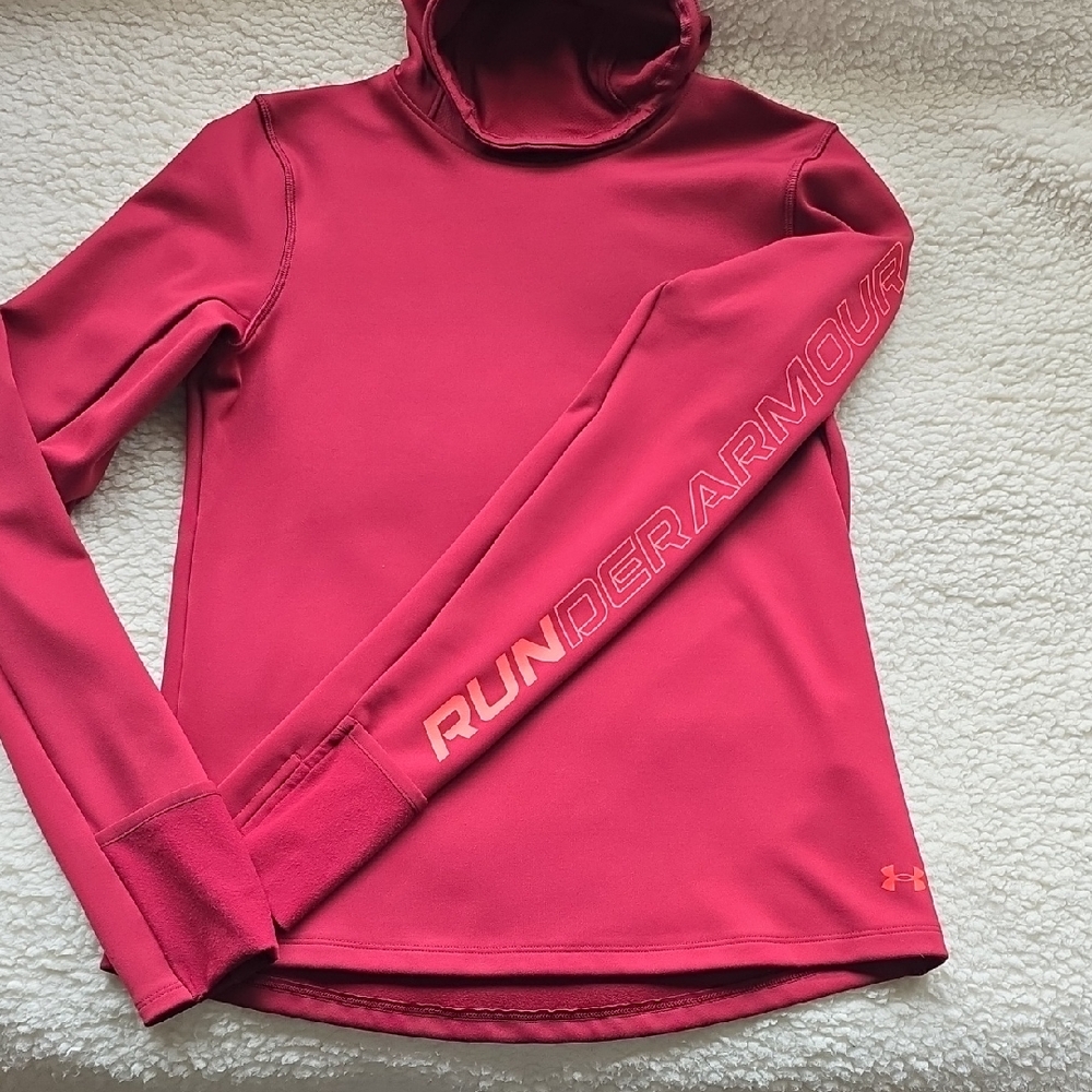 Under Armour Burgundy ColdGear Hoodie